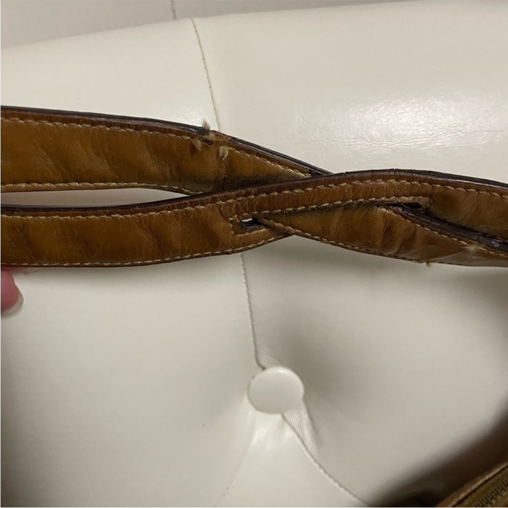 Coach Canvas Hobo Bag in Brown and Tan - Picture 7 of 9